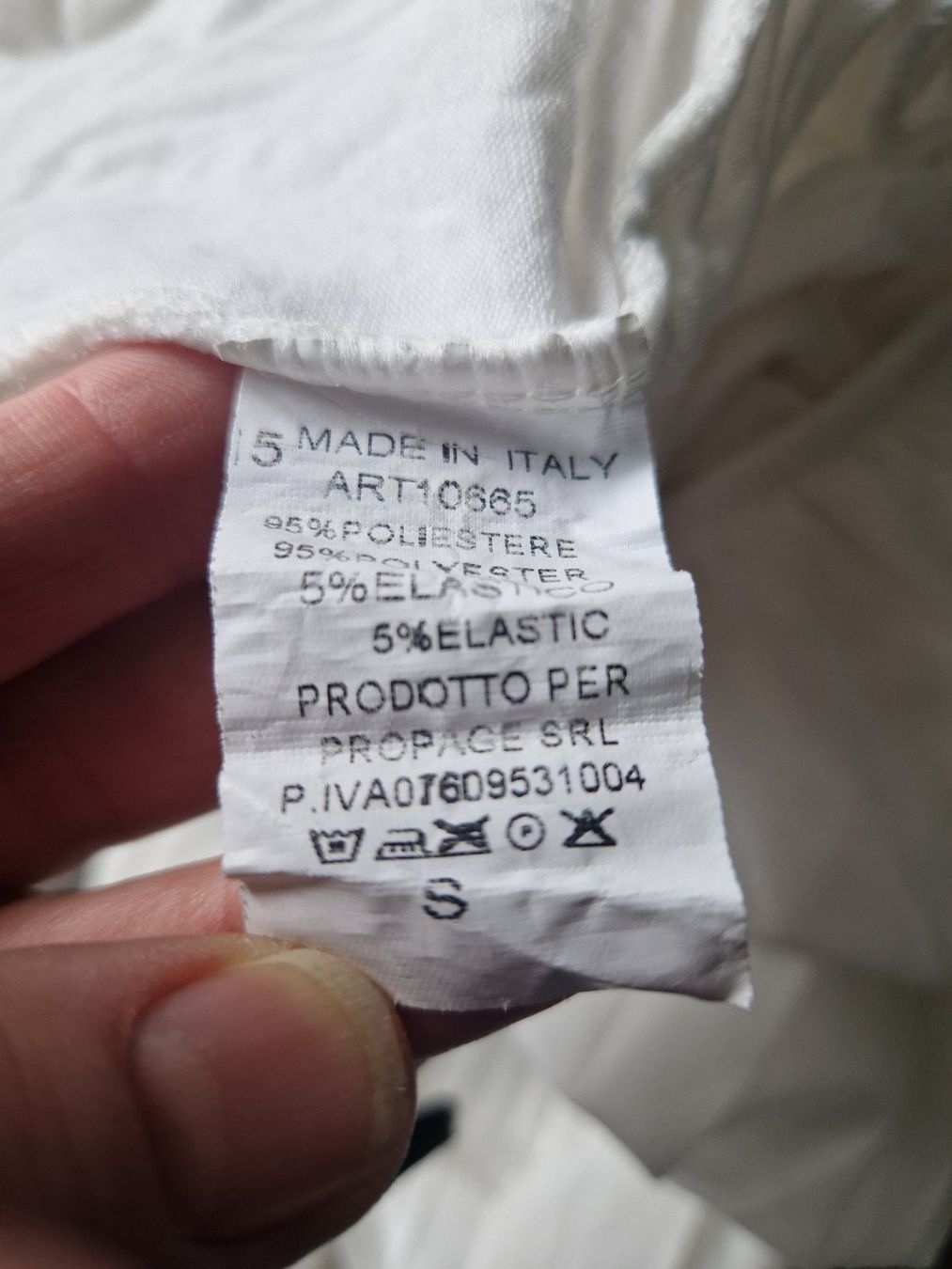 Camicette: NUNA LIE  Plissee-Bluse  weiss  gr. S – Usato da Mezzovico venduto da maemy 3