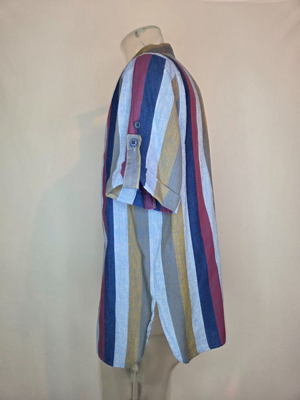 Camicie: 90er Schlupfhemd Streifen - M/L – Usato da Bern venduto da -Aniko- 1