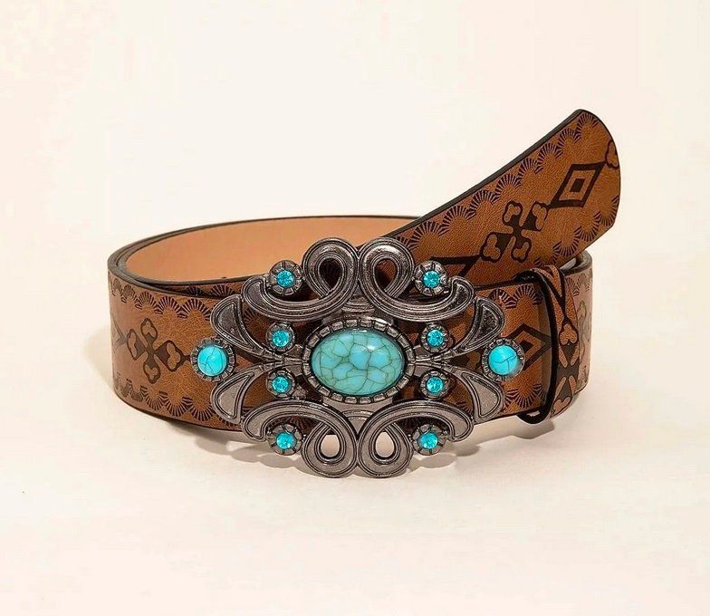 Ceinture En Cuir Authentique BYBLOSBLU Vintage - Taille 86/95 Cm, Noir, Made In Italy