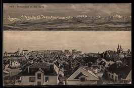 AK Neuchâtel, Et les alpes