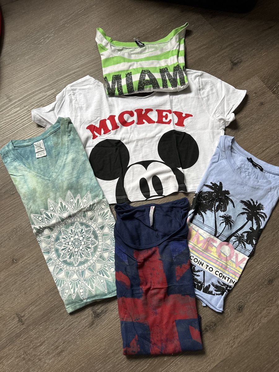 Ensembles coordonnés: 5 coole, kurze Mädchen T-Shirts Gr M – D'occasion à Krauchthal par Kiddy32