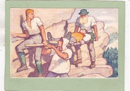 Bundesfeier Postkarte (1921) Caritas