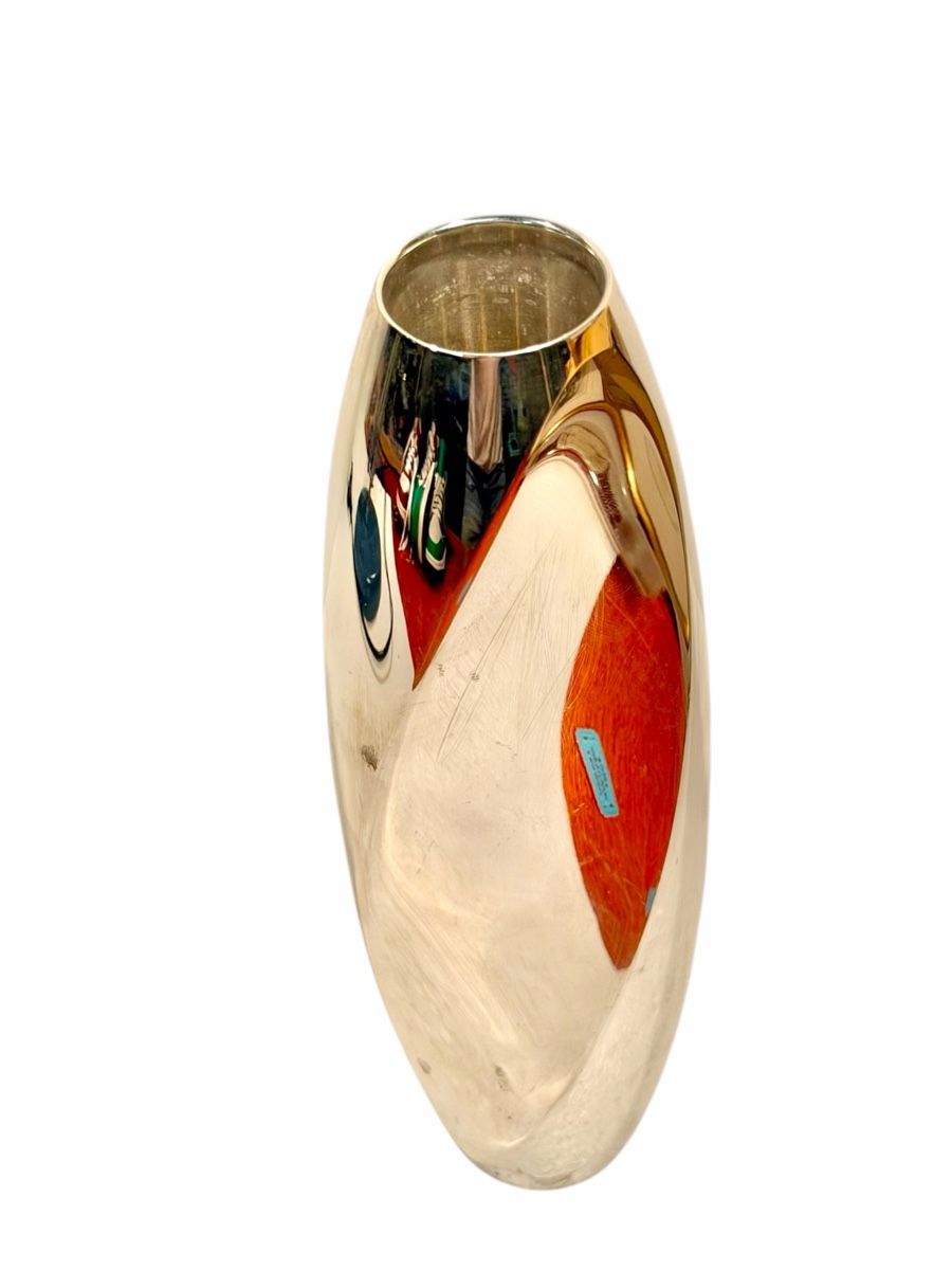 Vase & Récipients: Vase chrome oval shape – D'occasion à Lausanne par artnouveau05 2