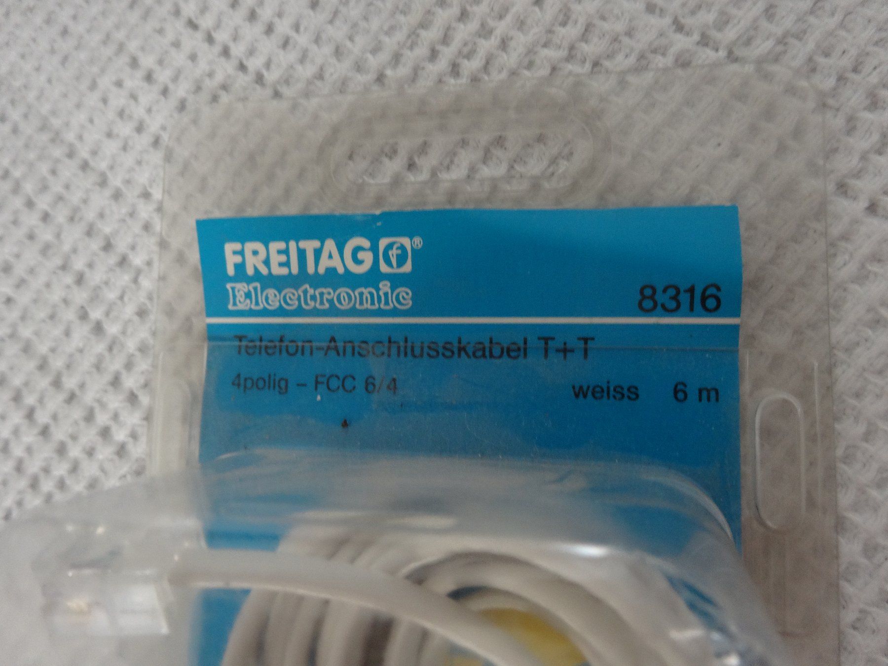 Cavi: Telefon-Anschlusskabel T+T 6 meter 4 Pollig – Nuovo e nell'imballaggio originale da Neerach venduto da jenny062 1