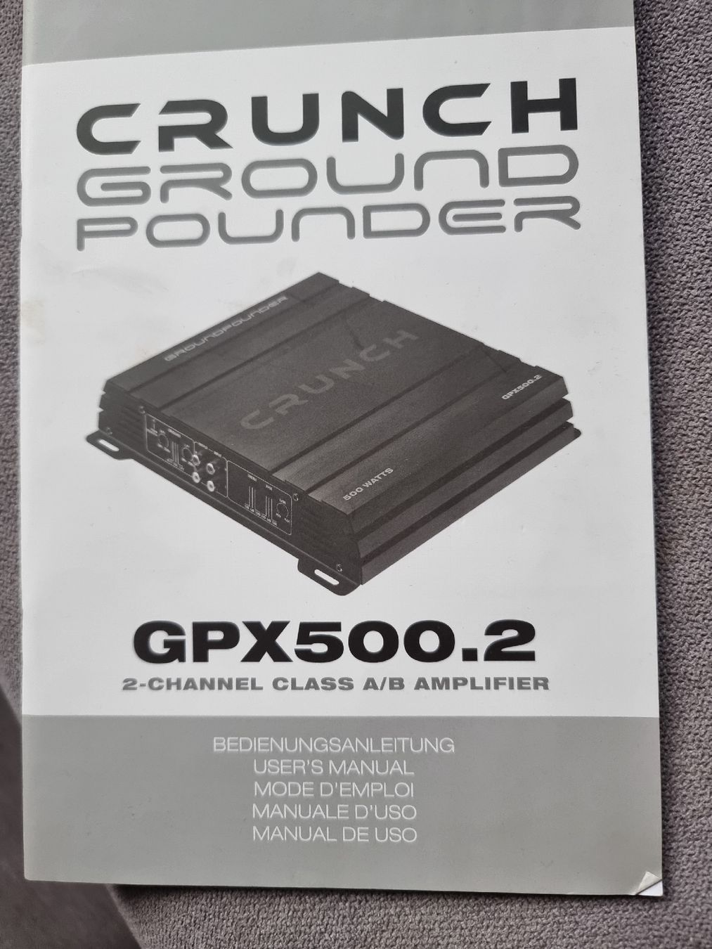 Amplificatori: Crunch GPX500.2 Verstärker – Usato da St.urban venduto da JORDIJa 2