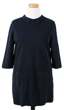 COS Strickkleid aus Baumwolle Gr. L