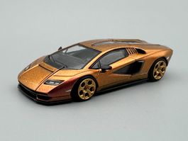 Lamborghini Countach LP800-4 1:64 Blu Hal neu OVP