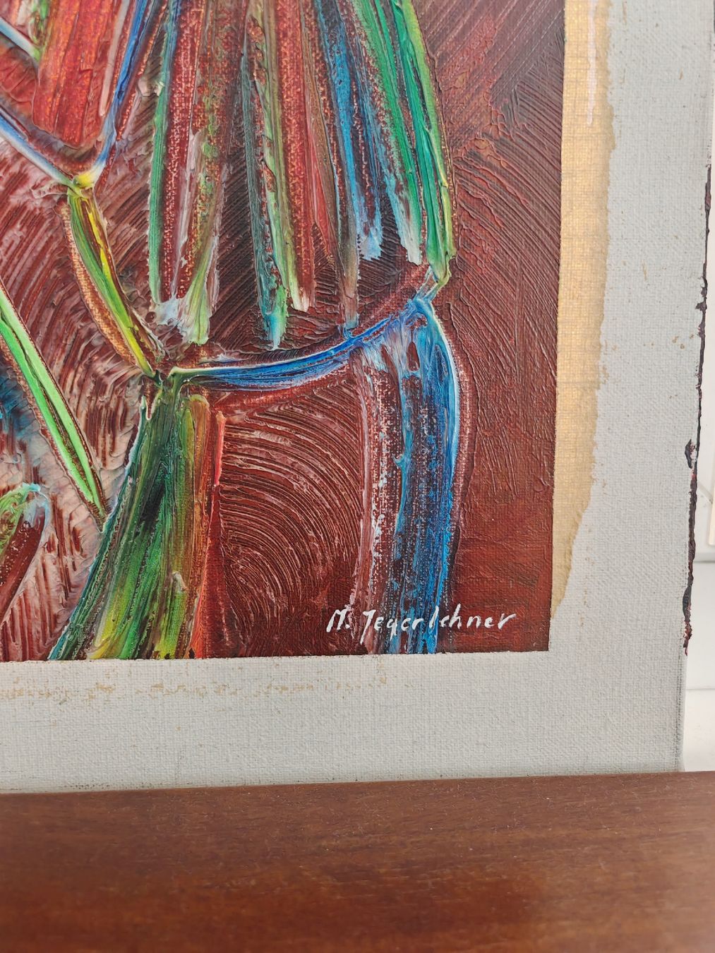 Dipinti: Superbe Peinture Originale M. Jegerlehnerb – Usato da Orbe venduto da Grainderiz982 3