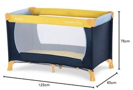 Hauck Dream N Play Reisebett (blau/gelb)