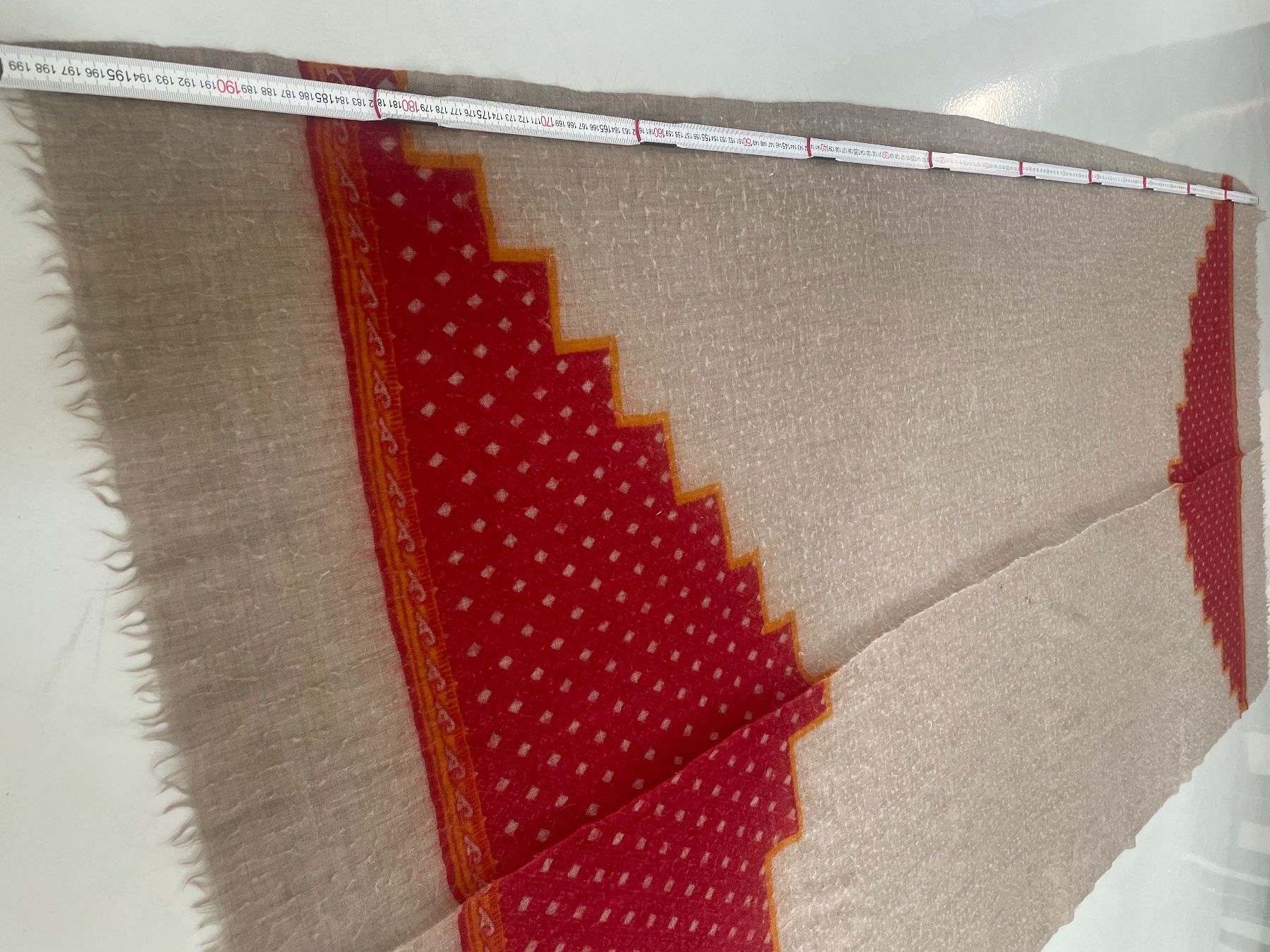 Foulard & Sciarpe: Sciarpa pregiata in seta e lana 200 cm x 95 – Usato da Minusio venduto da Pink222 4