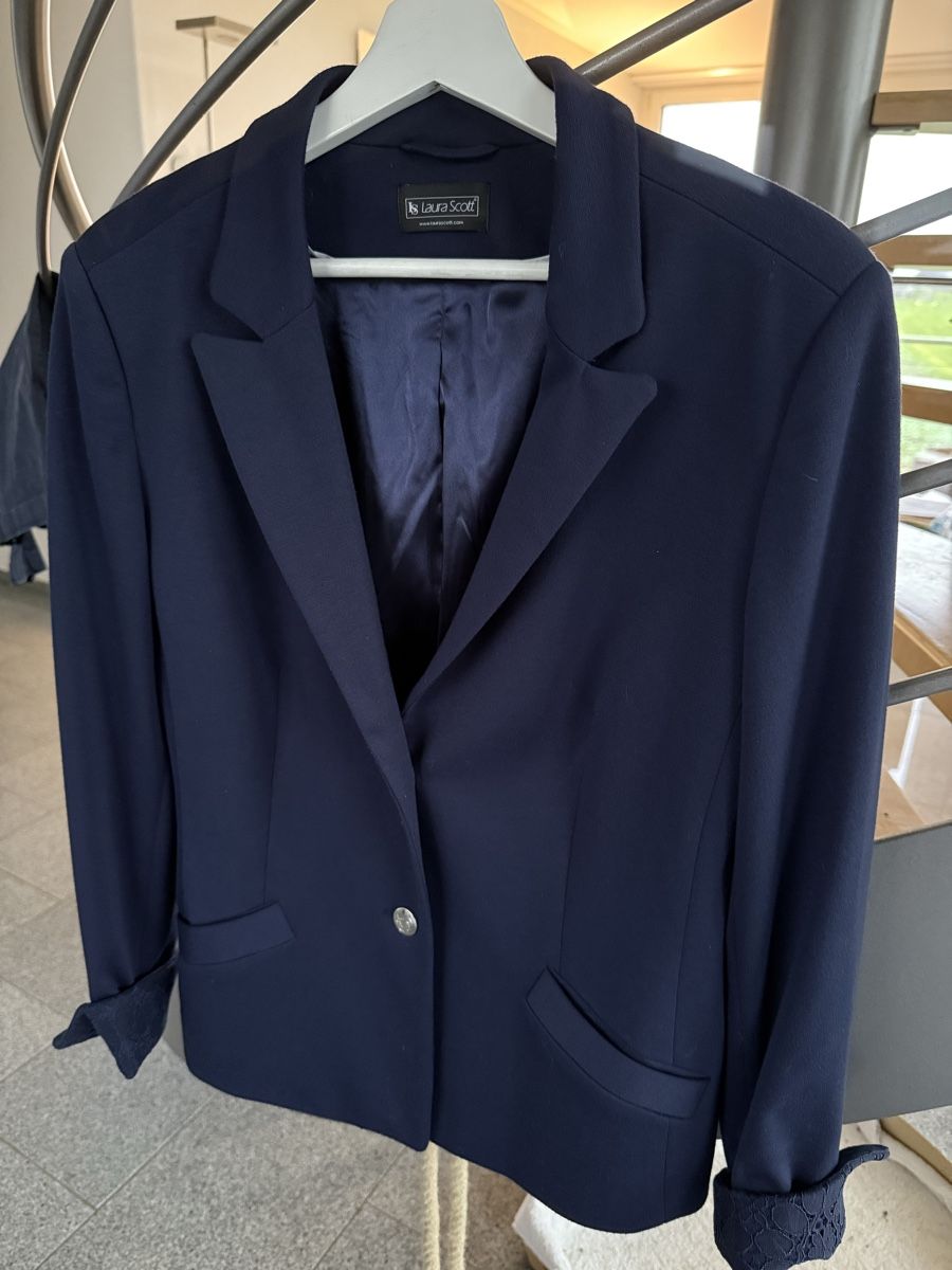 Scott Giacche: Laura Scott Blazer, Königsblau, Gr. 44 – Usato da Baldegg venduto da Jacky-Maus 2