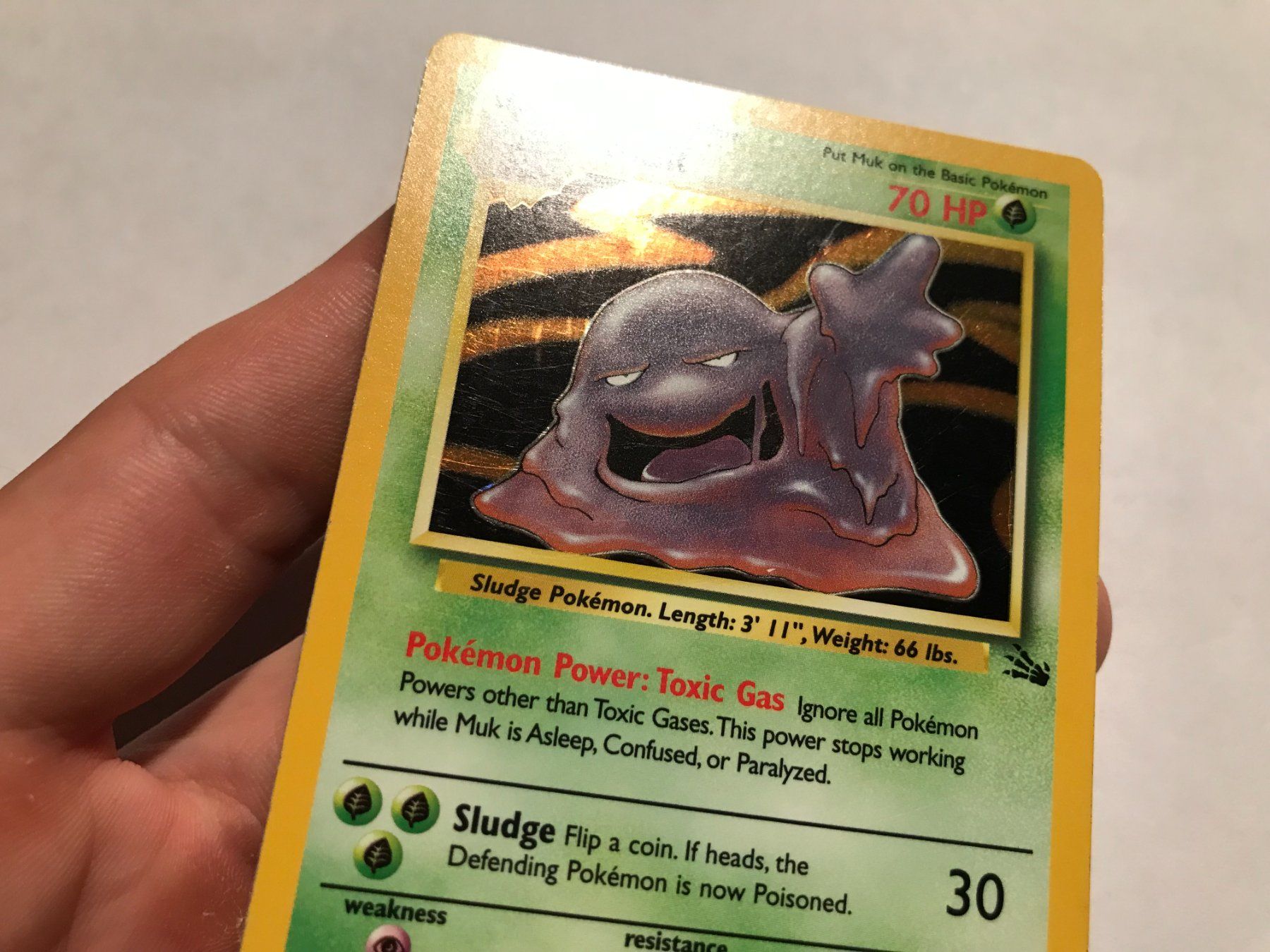 Pokémon Carte collezionabili: Muk holo Fossil EN – Usato da Hagendorn venduto da Pokecollectorch 5