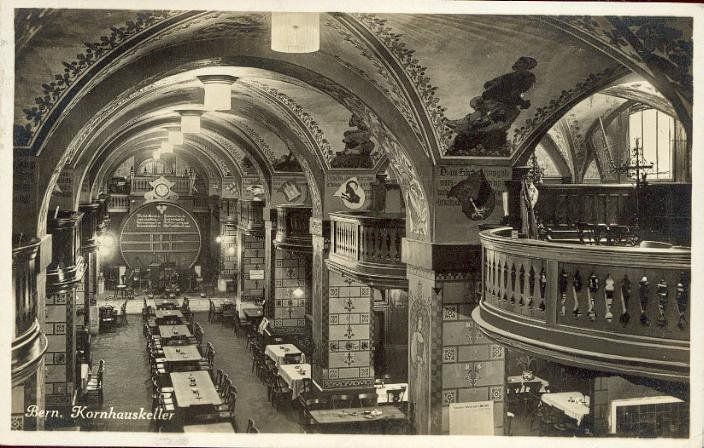 Cartoline postali: Bern  BE  -   Kornhauskeller – Usato da Brig venduto da Valcards54