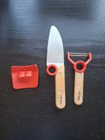 Opinel Kochmesser und Sparschäler Set rot Holz
