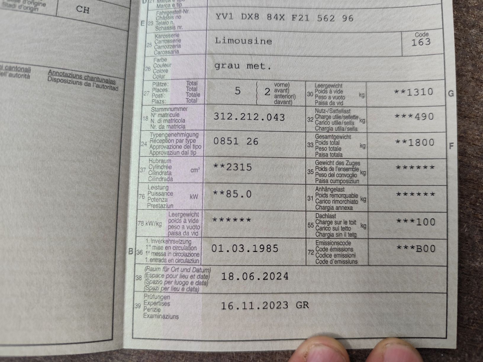 Volvo Automobili: Volvo 740 GLE – Usato da Zürich venduto da inf_995m 4
