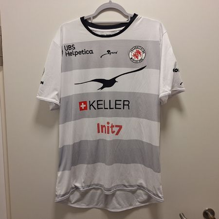 FC Winterthur 10 Di Giusto signiert  Matchworn Away