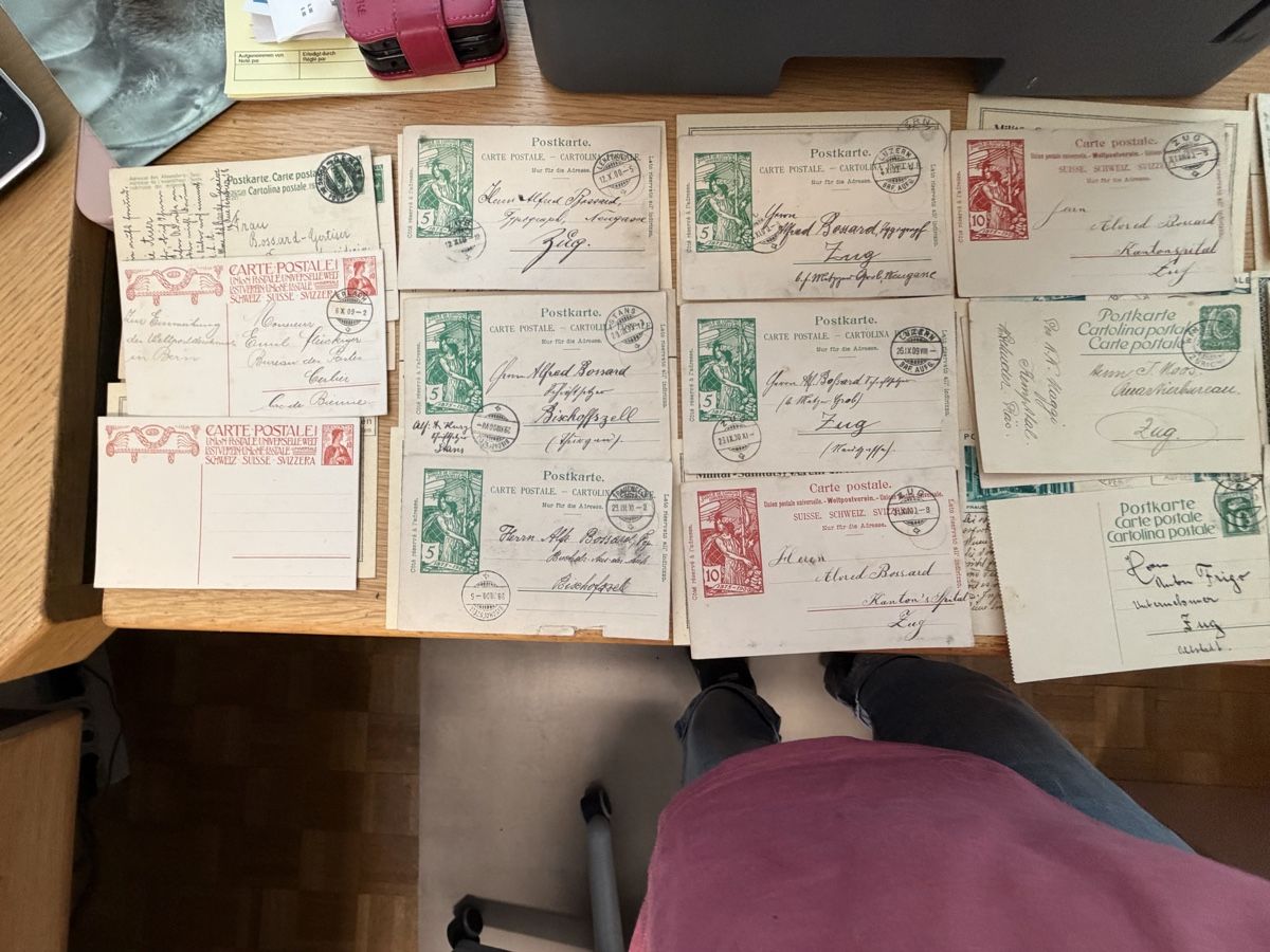 Ansichtskarten: 150 Postkarten Schweiz ab 1900 ca – Gebraucht aus Murgenthal von Tina_4055