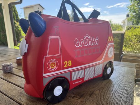 Trunki Kinderkoffer, Feuerwehrauto, guter Zustand