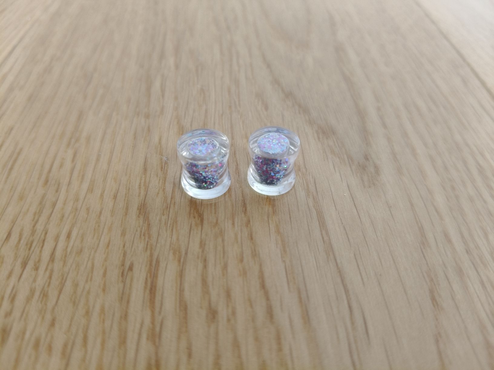 Piercingschmuck: glitzer plugs 10mm – Gebraucht aus Unterlunkhofen von bebiboar