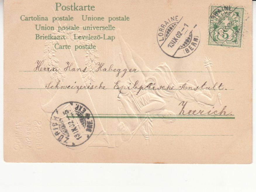 Cartoline postali: Stans Winkelried-Denkmal 1902 – Usato da Bürglen TG venduto da StampGraf 1