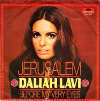 Daliah Lavi - Jerusalem - Single Schallplatte Top Zustand!