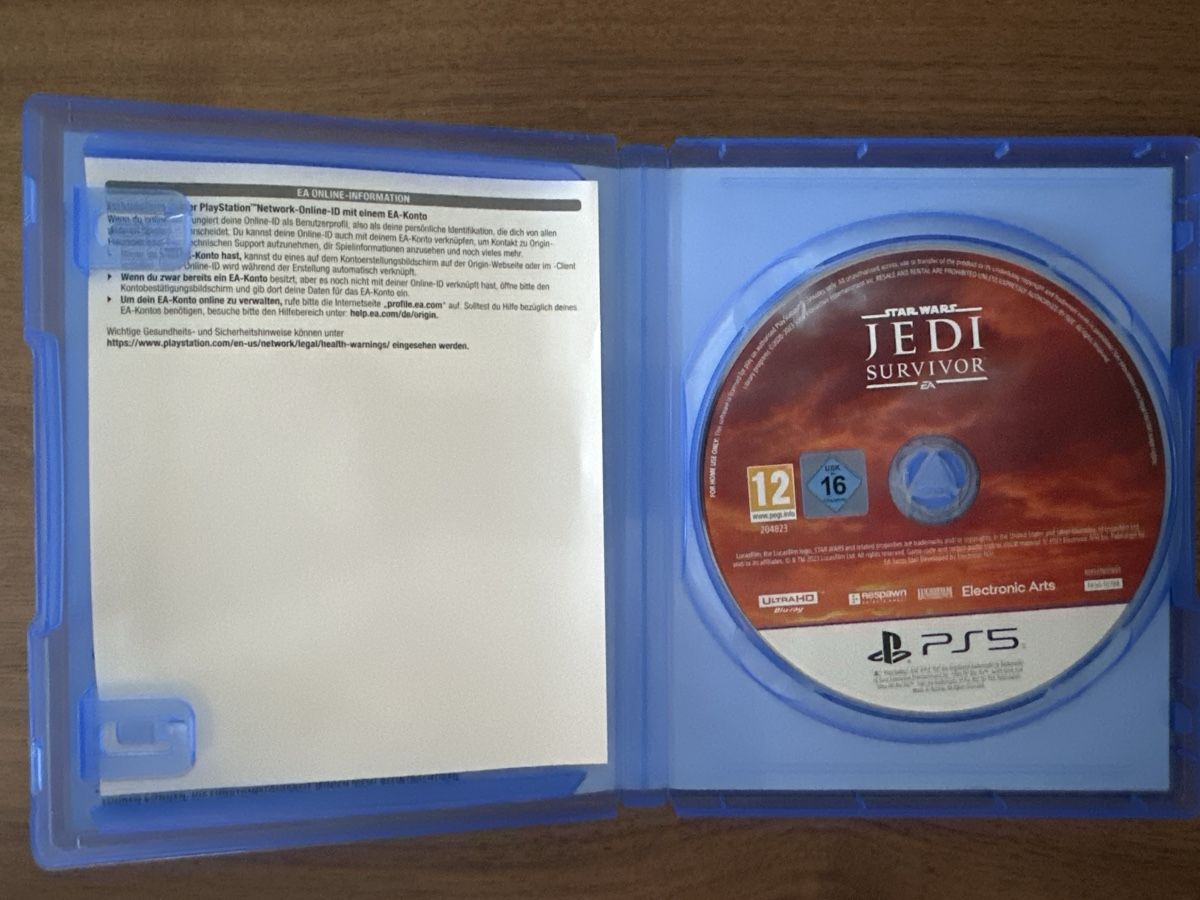 Jeux: PS5 Star Wars Jedi Survivor neuwertig – D'occasion à Birsfelden par elektrokardiogramm 1