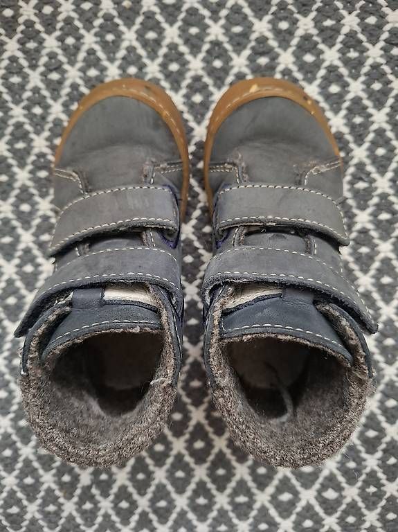 Schuhe für Jungen: Blaue Pepino Herbstschuhe mit Wollfutter Gr 23 – Gebraucht aus Basel von Madi60