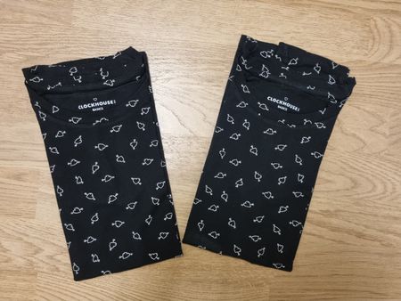 2er-Pack Schwarz T-Shirt von Clockhouse, Grösse M, *NEU*