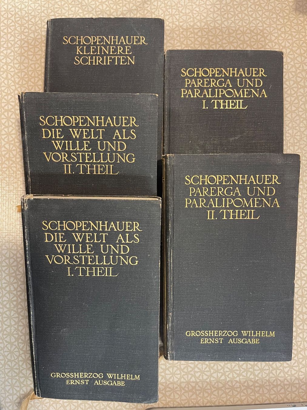 Bücher: 5 Bücher - Schopenhauers Werke 1-5 – Gebraucht aus Urnäsch von pas_5r9c 1