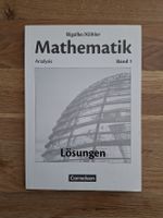 Mathematik Analysis Band 1 Lösungen Cornelsen