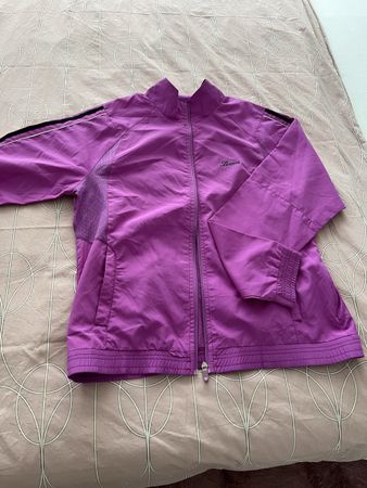 Trainingsanzug Lescon lila schwarz Gr.42-44