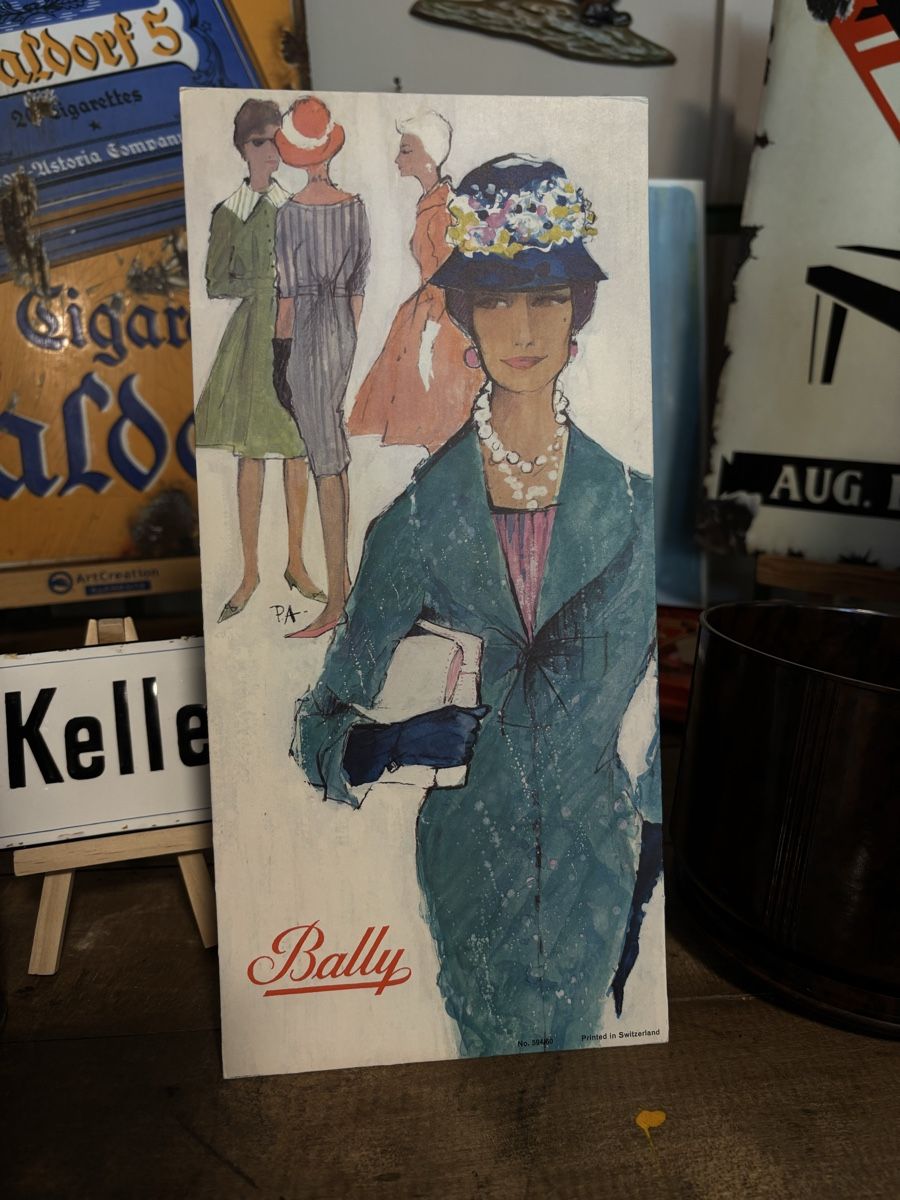 Schilder: Bally, Werbeaufsteller, Reklame – Gebraucht aus Staufen von timelessvintage_5600 1