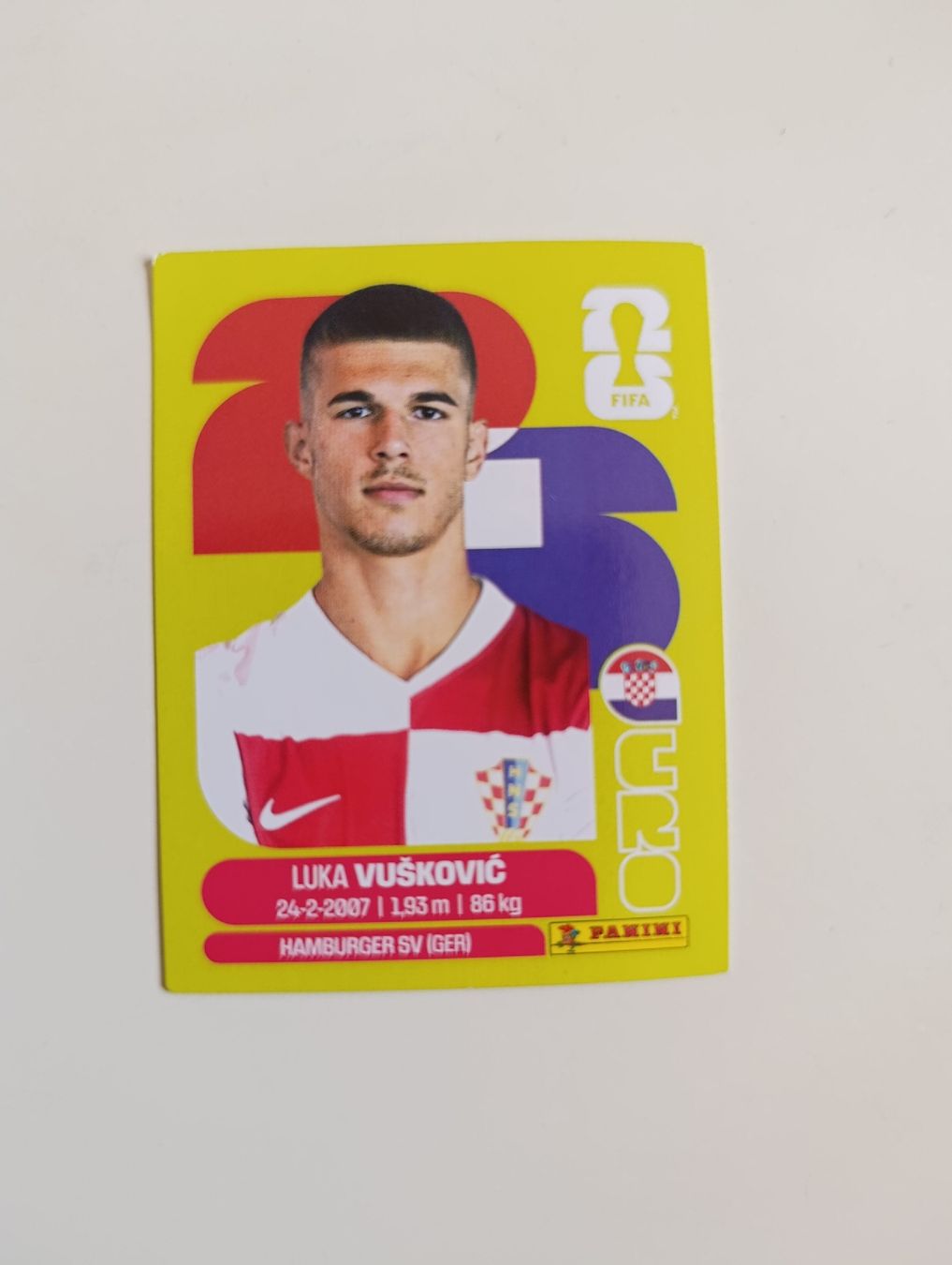 Panini Cartes à collectionner: Panini World Cup 2026 CRO 6  – Neuf (Voir description) à Lavey-Village par pas_7xd2
