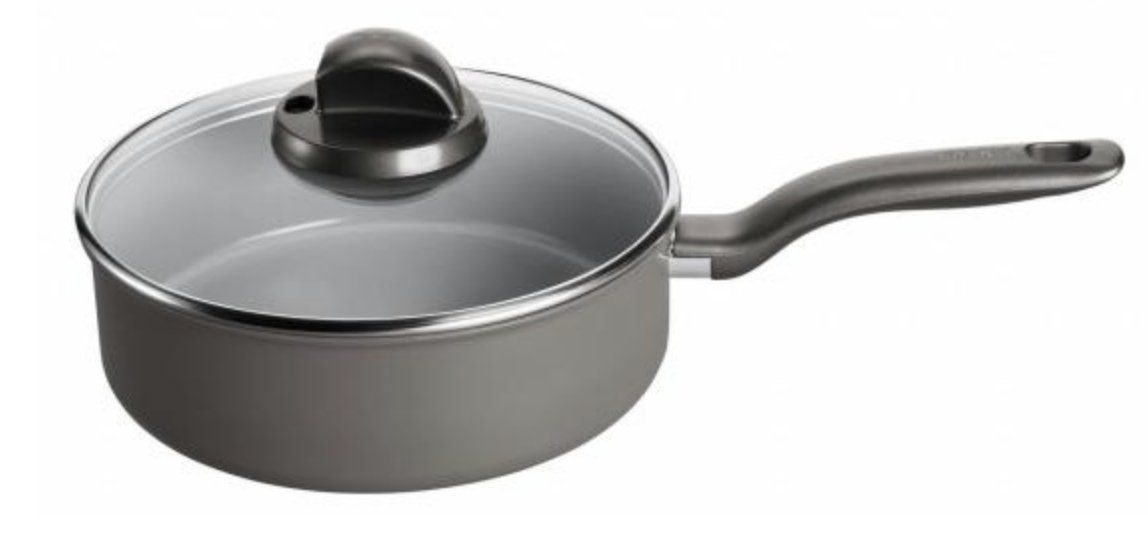 Tefal Padelle: TEFAL CERAMIC CONTROL POÊLE AVEC COUVERCLE 24 CM – Nuovo e nell'imballaggio originale da Châtelaine venduto da suisseshopping