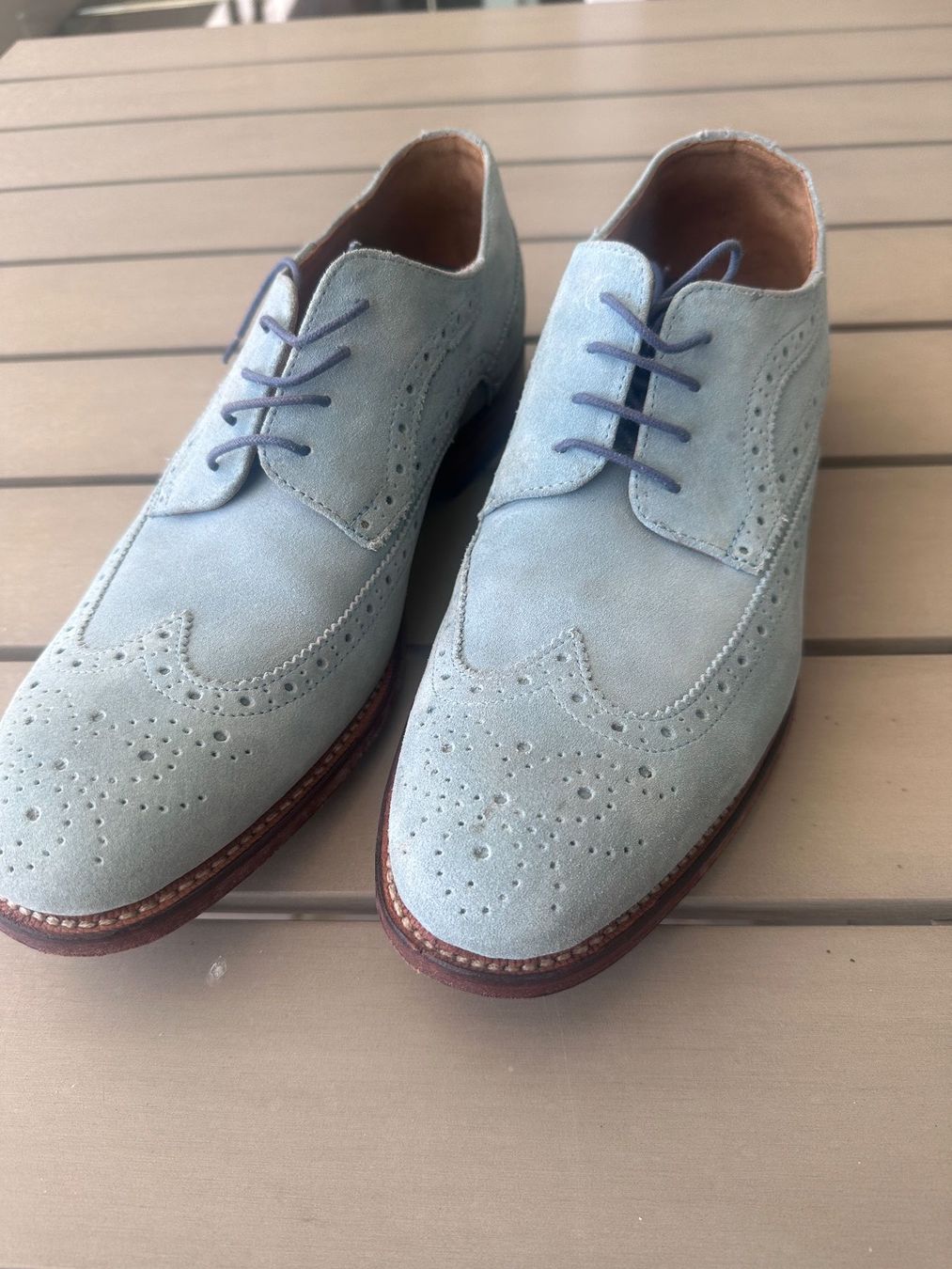 Tommy Hilfiger Chaussures hommes: Thommy Hilfiger - Halbschuhe - Hellbau - 42 – D'occasion à recherswil par Leuenberger_Lohn