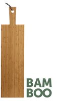Schneidebrett mit Griff - 61x16cm - Braun