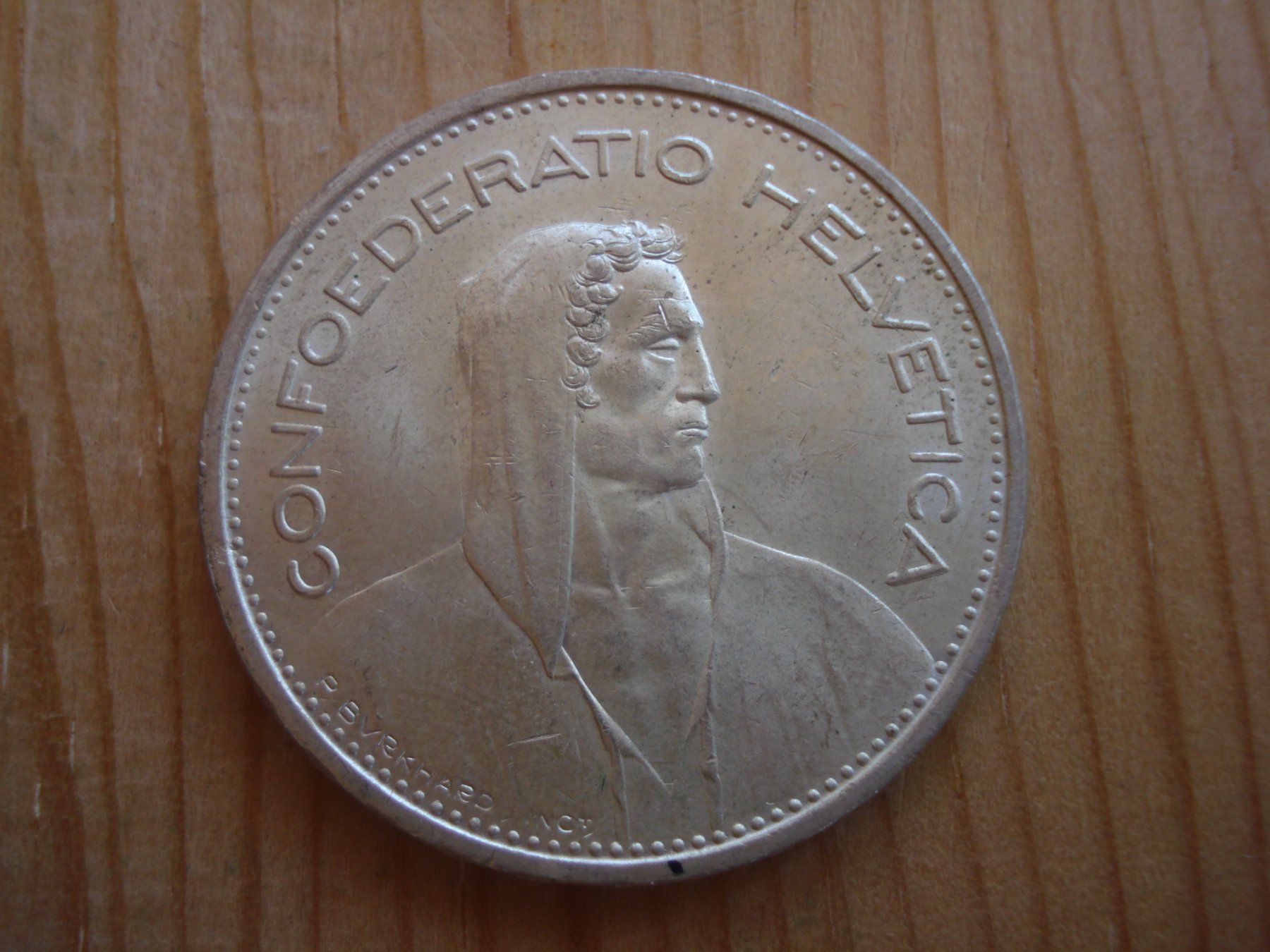 Tutti le monete: (P2) 5 Franken 1939 STGL – Usato da Erlach venduto da Net-Coins 1