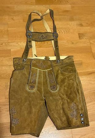 Lederhose Oktoberfest - Grösse 52 - 1x getragen