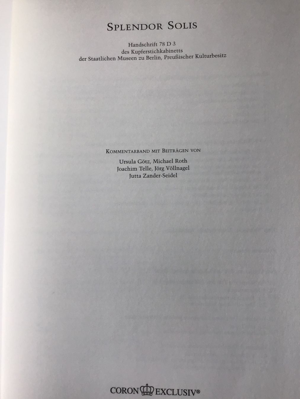 Libri: Splendor Solis EX 476  Richard Mayer Buchbinderei – Nuovo (secondo la descrizione) da Kirchenthurnen venduto da Gluecksbrief 8
