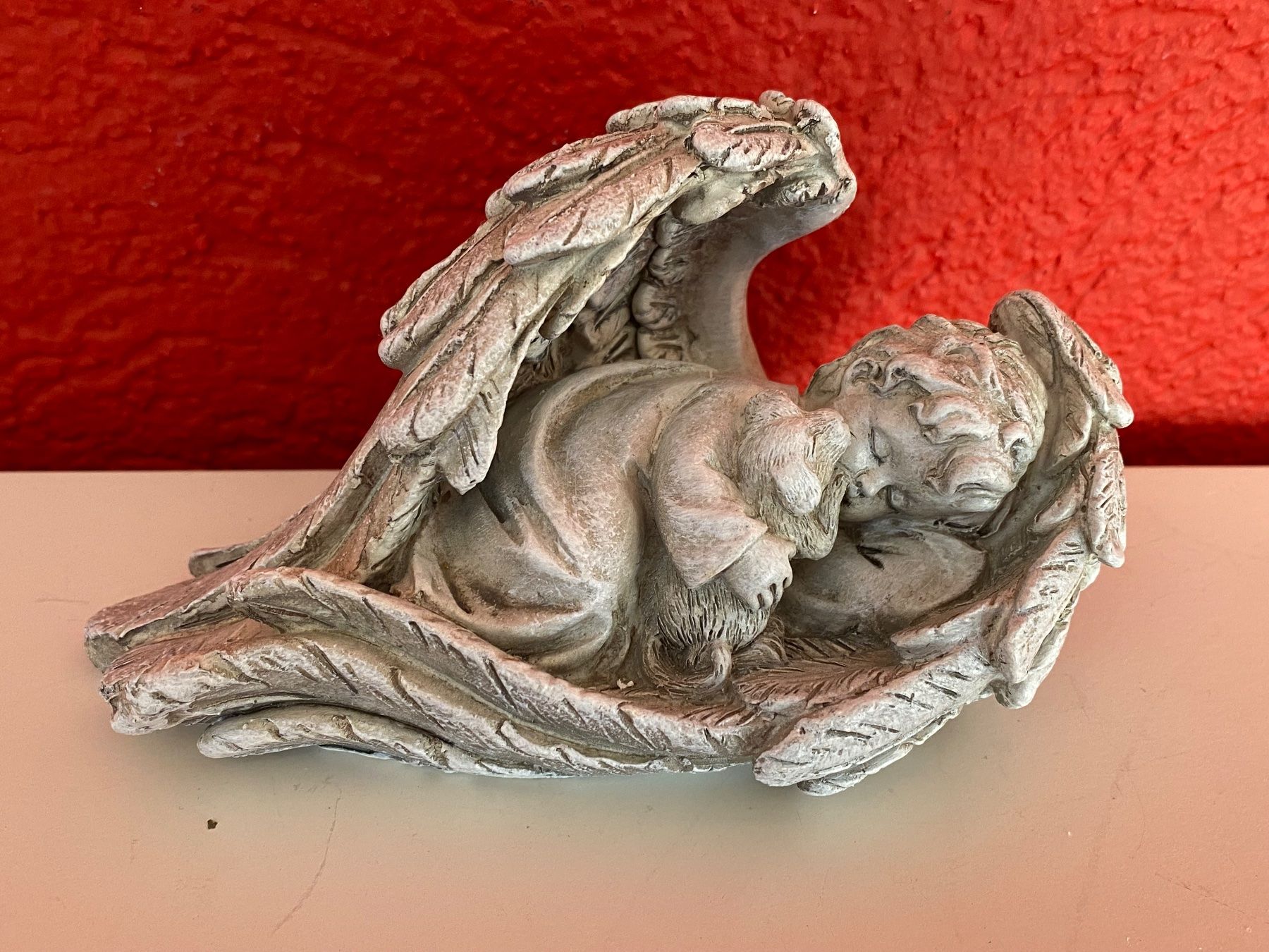 Statuette: Süsser Schutzengel, Engel mit Hund- Neu – Nuovo e nell'imballaggio originale da Zäziwil venduto da Emlea 4
