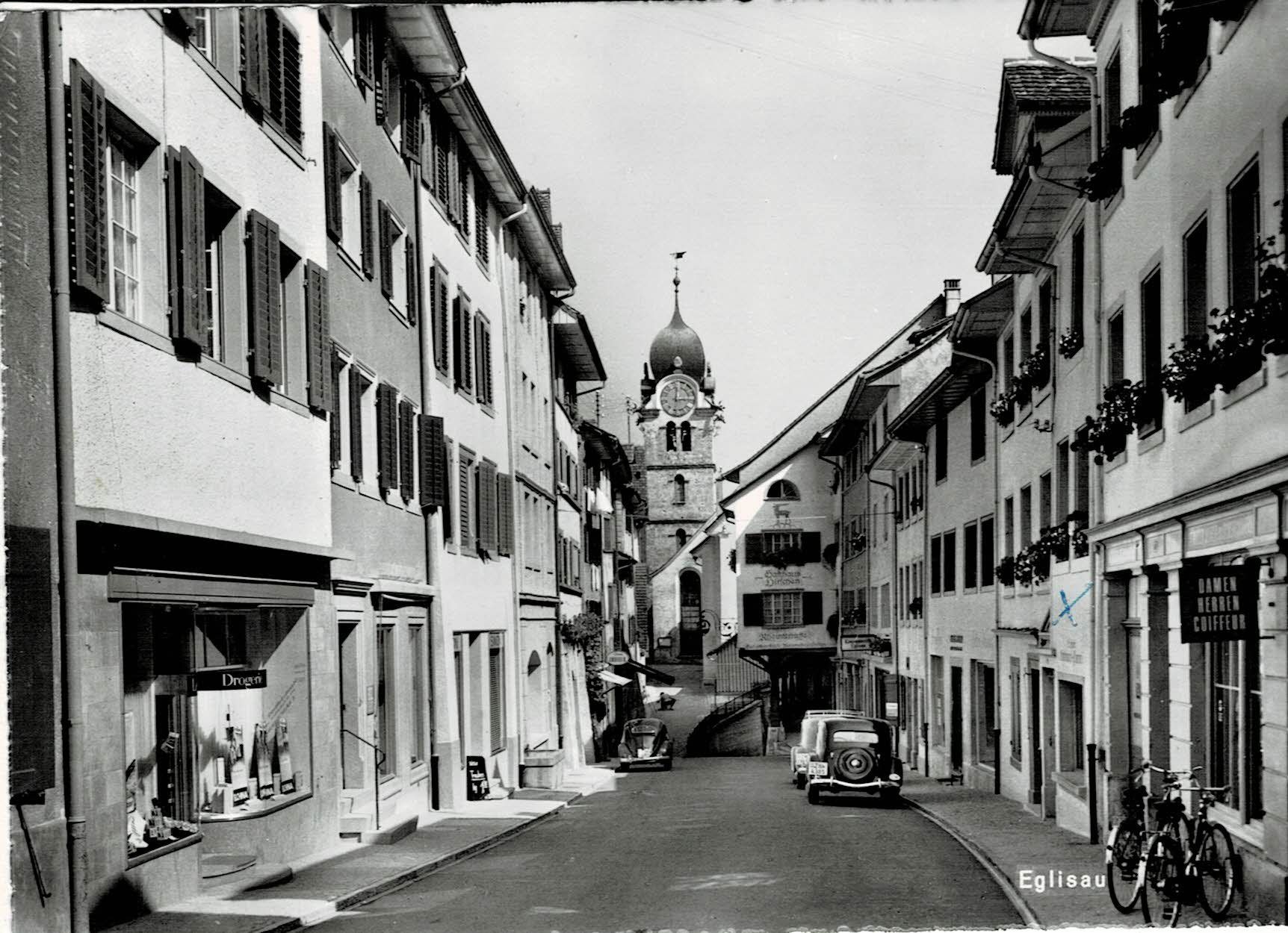 Cartoline postali: EGLISAU mit Oldtimer - ZH 4385 ca 1950! – Nuovo (secondo la descrizione) da Hergiswil NW venduto da Kartenfrau