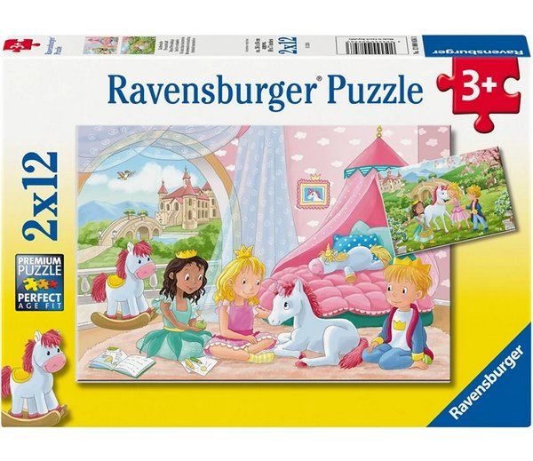 Ravensburger, Puzzle 2x12, 2 puzzle da 12 pezzi, per bambini | WhichOne