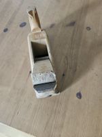 Antiker Holzhobel aus Buchenholz gebrauchter Zustand