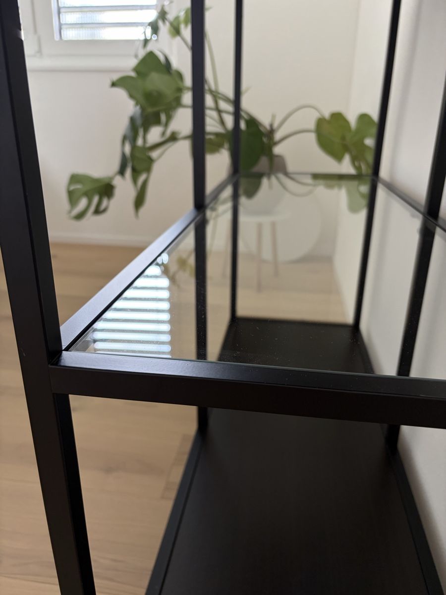 Scaffali: Regal Metall Schwarz Glas 2 Ablagen – Nuovo (secondo la descrizione) da Bottighofen venduto da Tam_Hei 2
