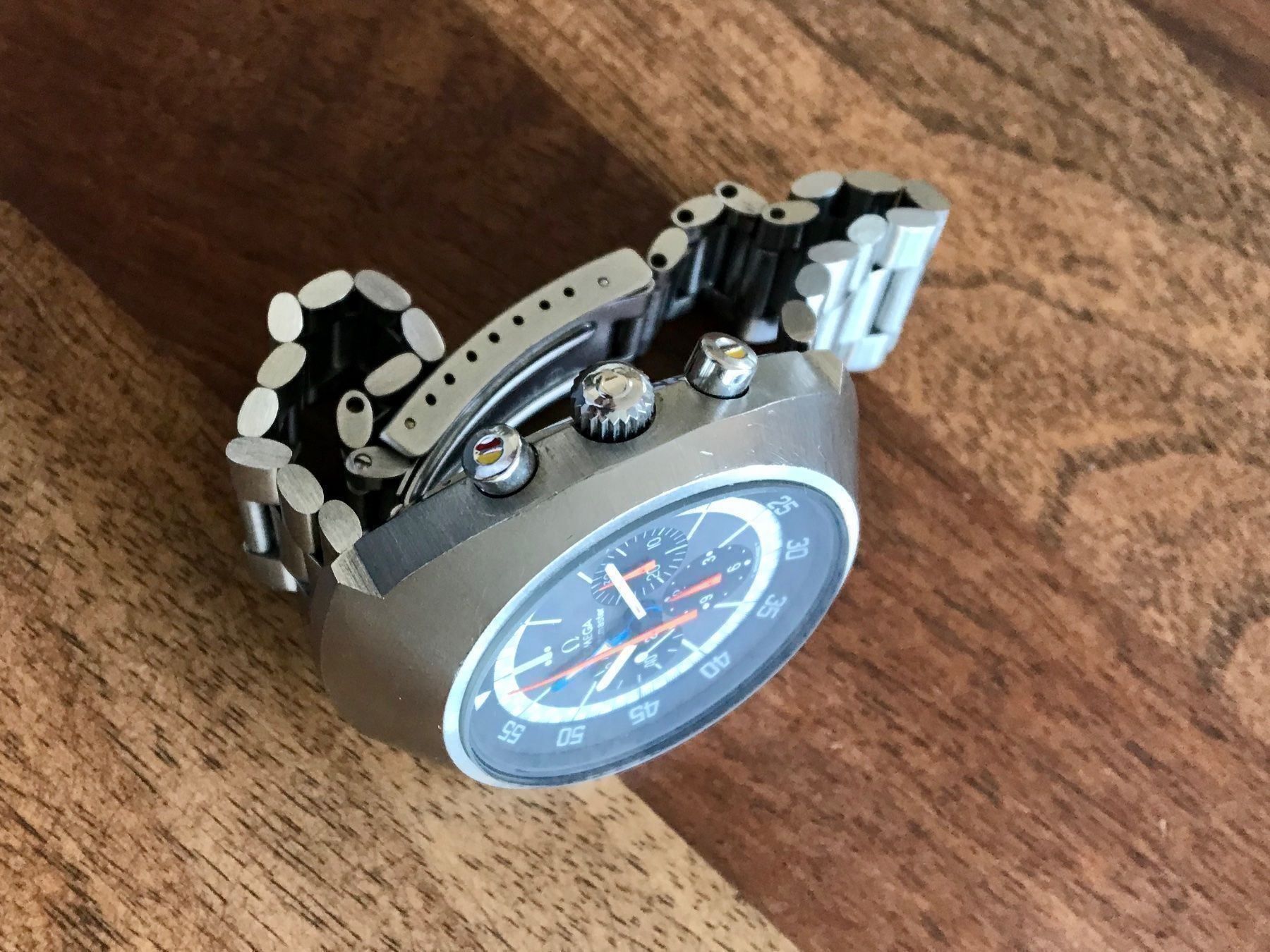Omega Orologi: Omega Flightmaster Vintage Chronograph Perfect' Ref.145.026 – Usato da Morges venduto da 24time 7