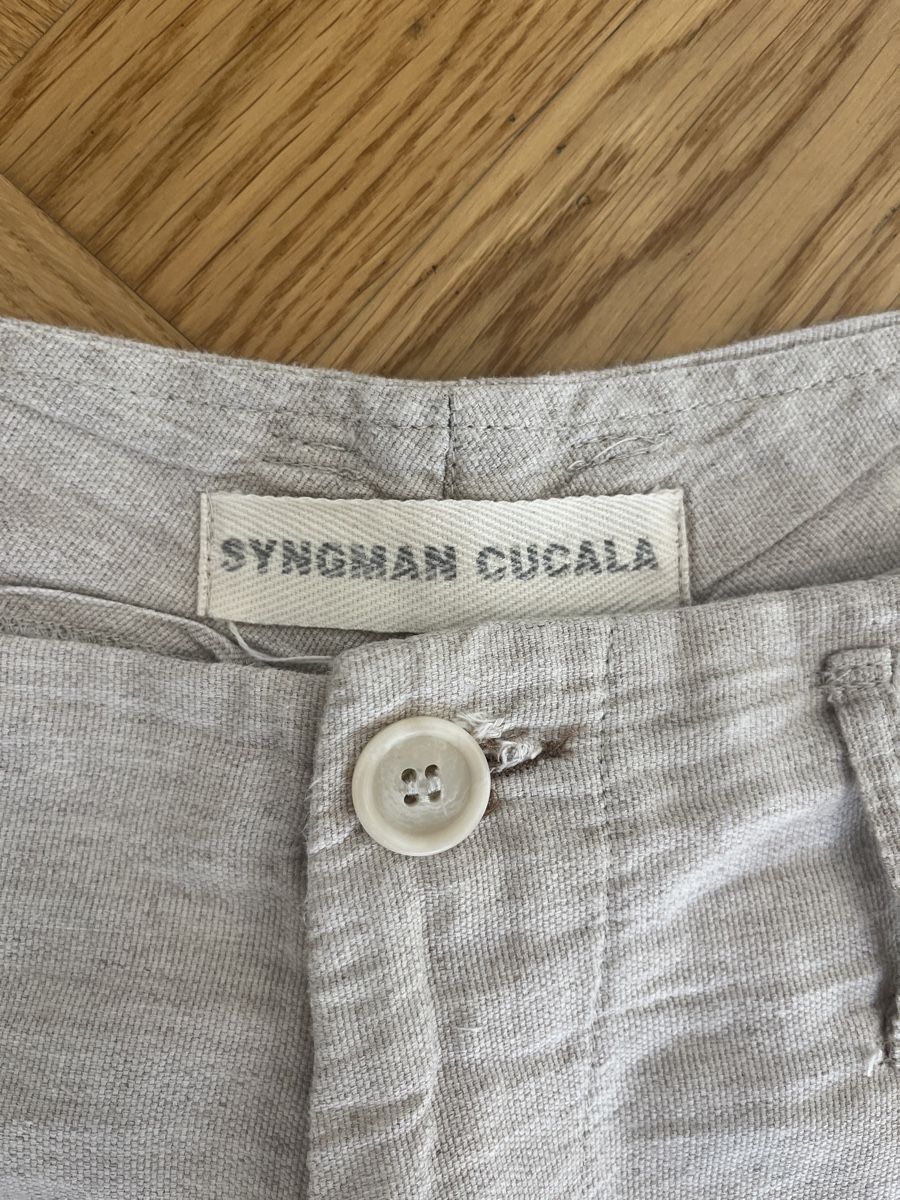 Pantaloni: Designer Freizeithose Leinen Baumwolle SYNGMAN CUCALA – Usato da Zürich venduto da bretxo 5