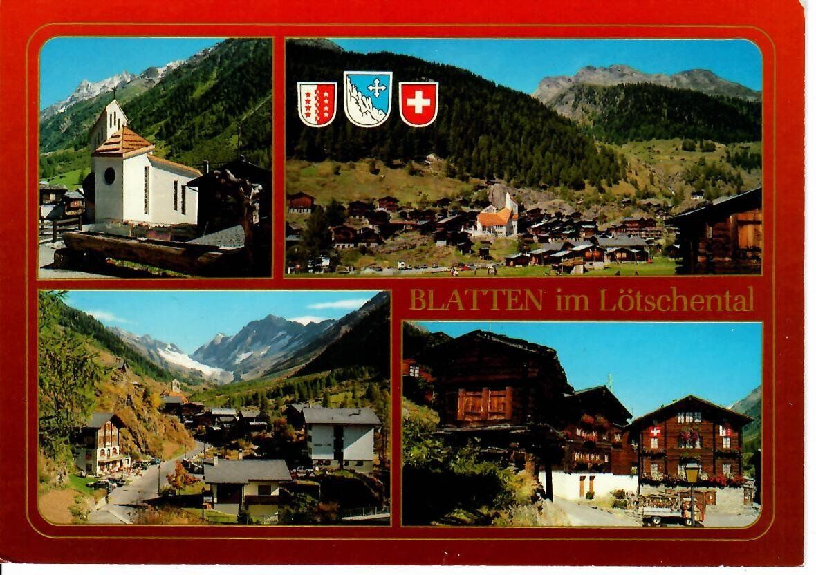 Cartoline postali: Blatten im Lötschental – Usato da Hochdorf venduto da Ziegel-16