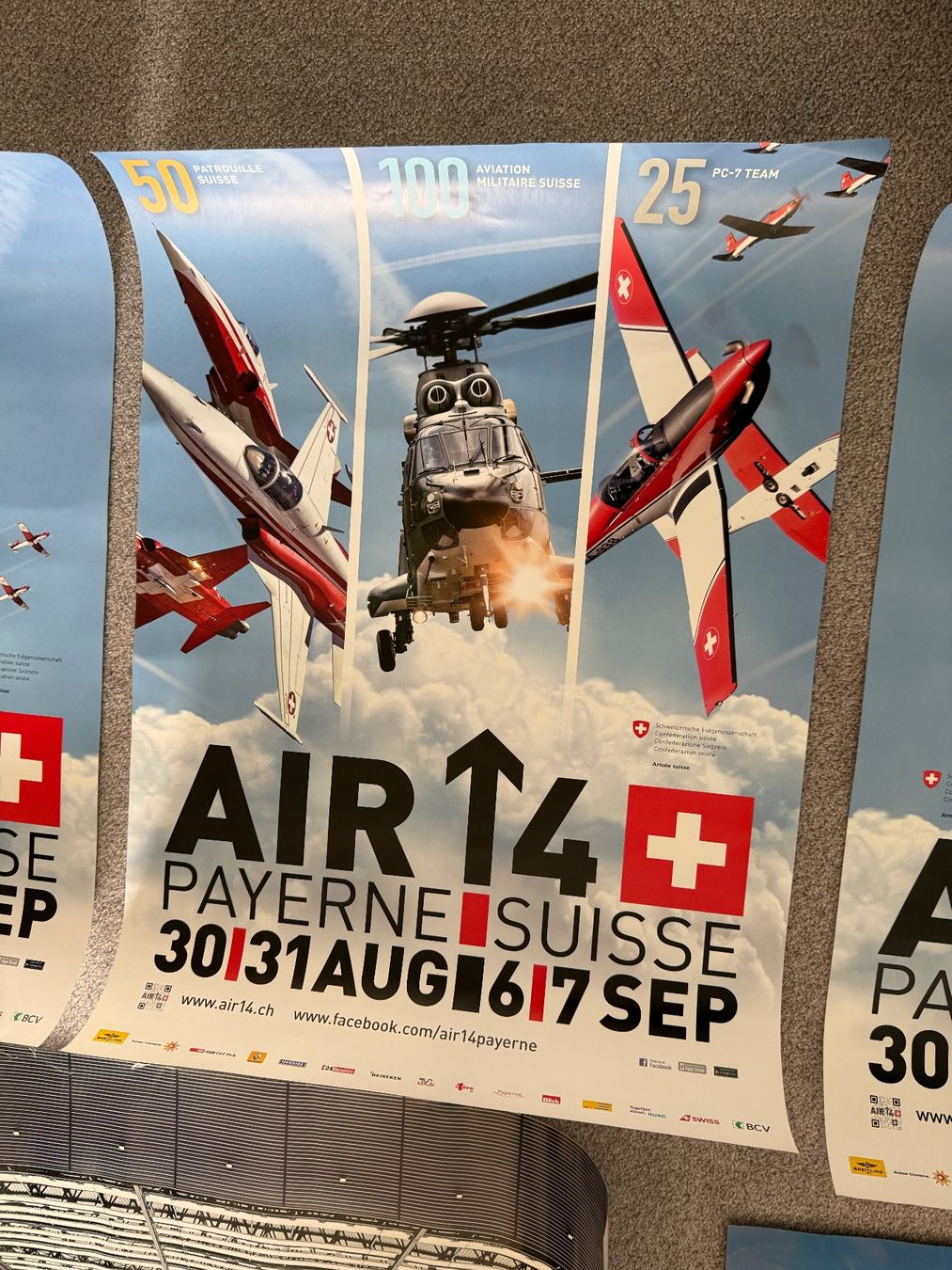 Foto & Immagini: 5 Poster/Plakate AIR14 Payerne - Schweizer Luftwaffe – Usato da Brütten venduto da Hst1 4