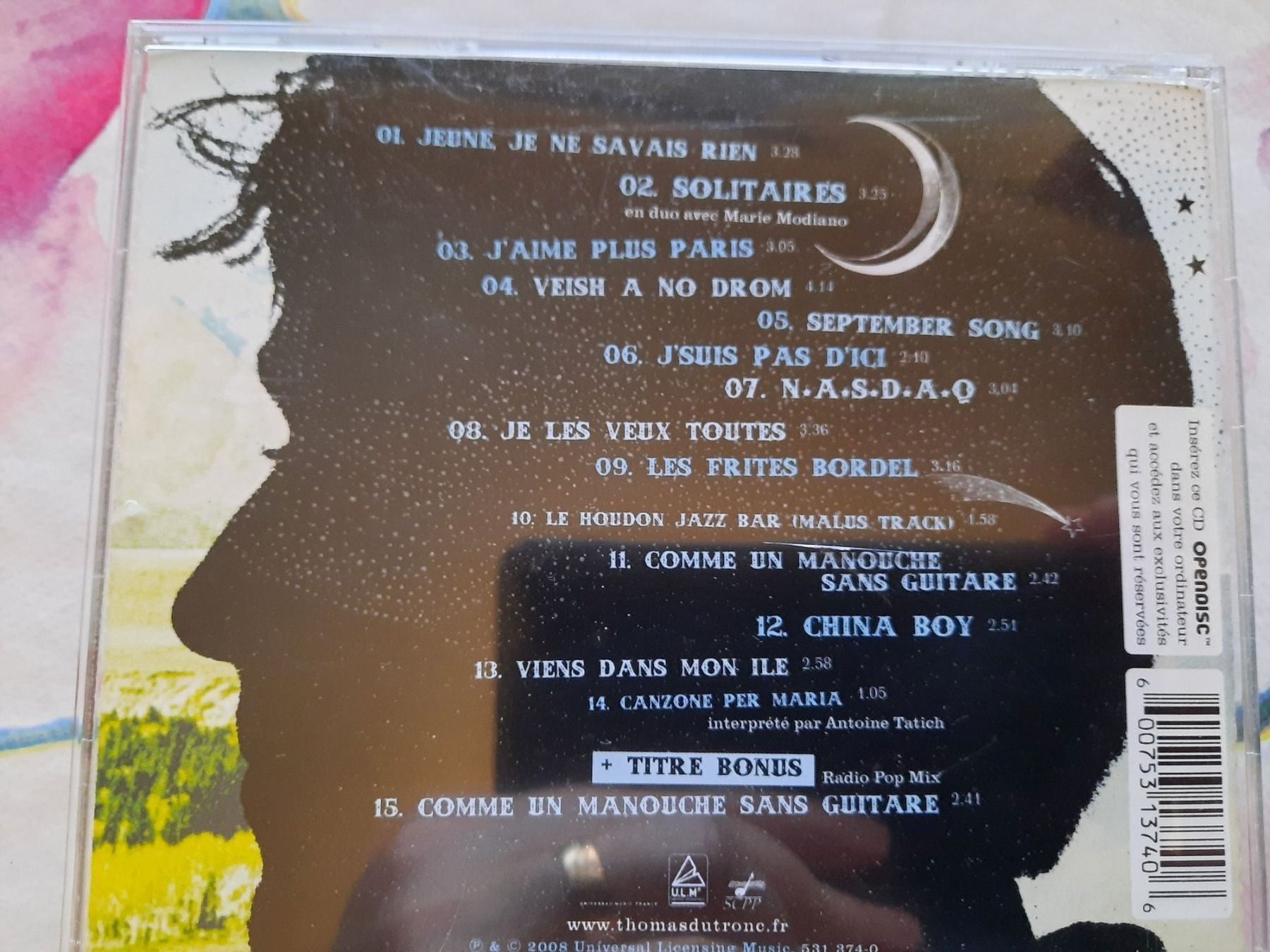 CD: CD - Thomas Dutronc - Comme un manouche – Usato da Pully venduto da bro_n52j 2
