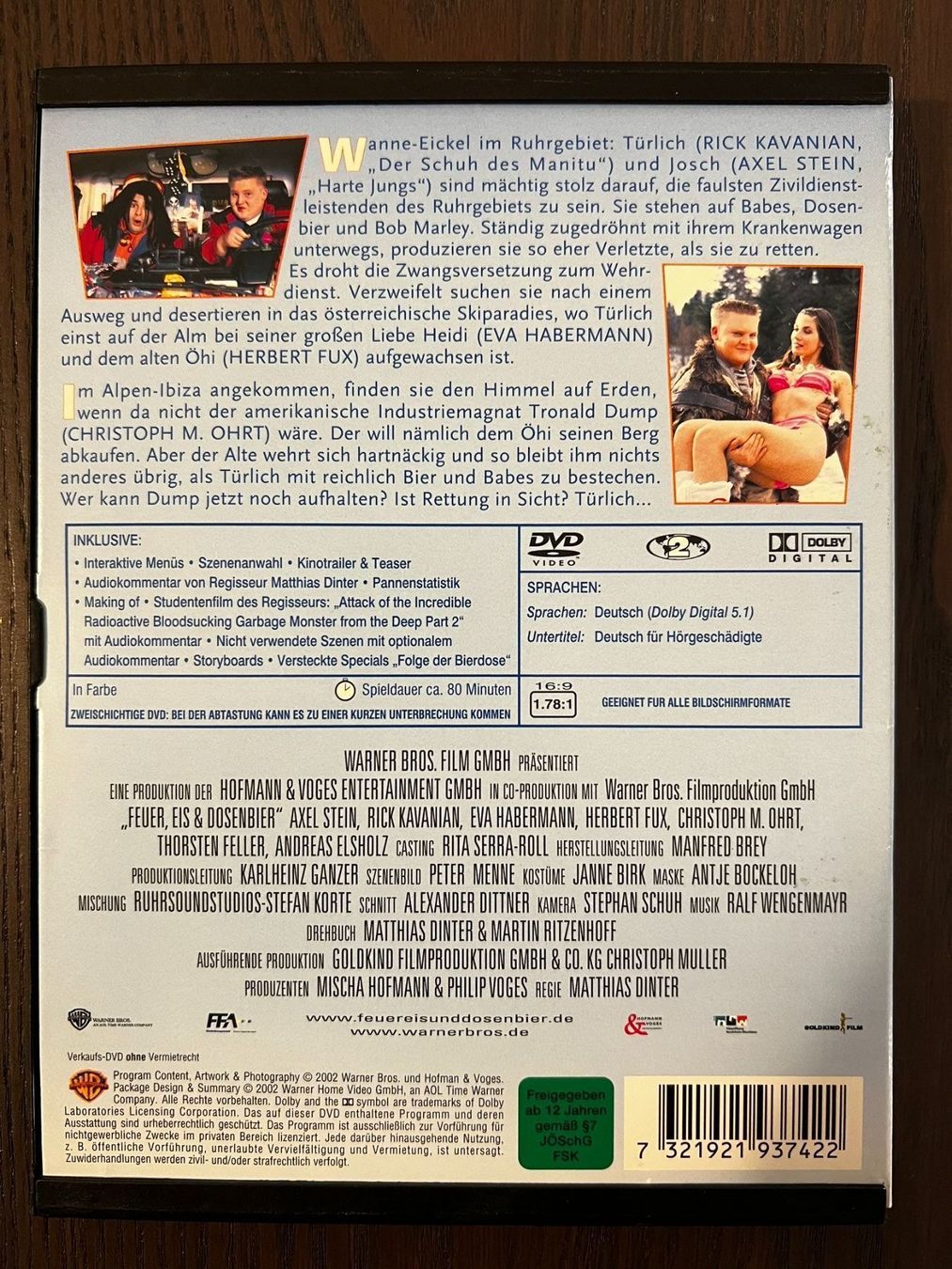 Tutti i DVDs: Feuer, Eis & Dosenbier – Usato da Zürich venduto da FilmFreunde 1